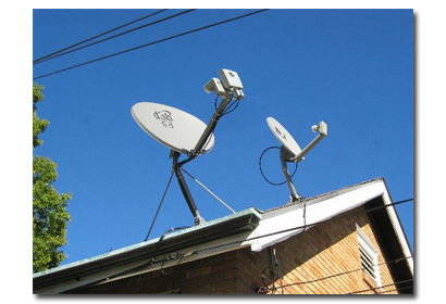 satellite radio antenna installation